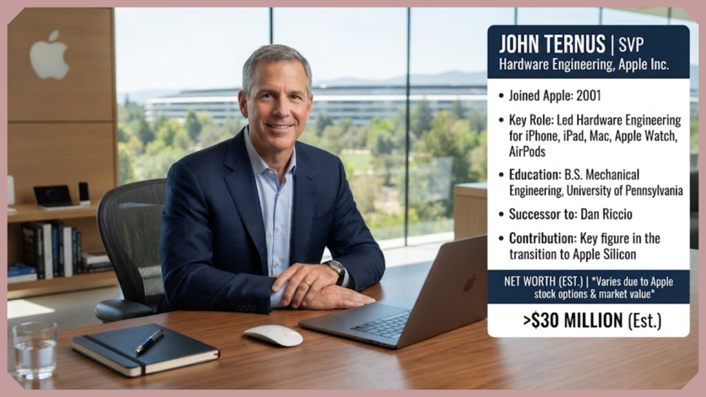 John Ternus Net Worth
